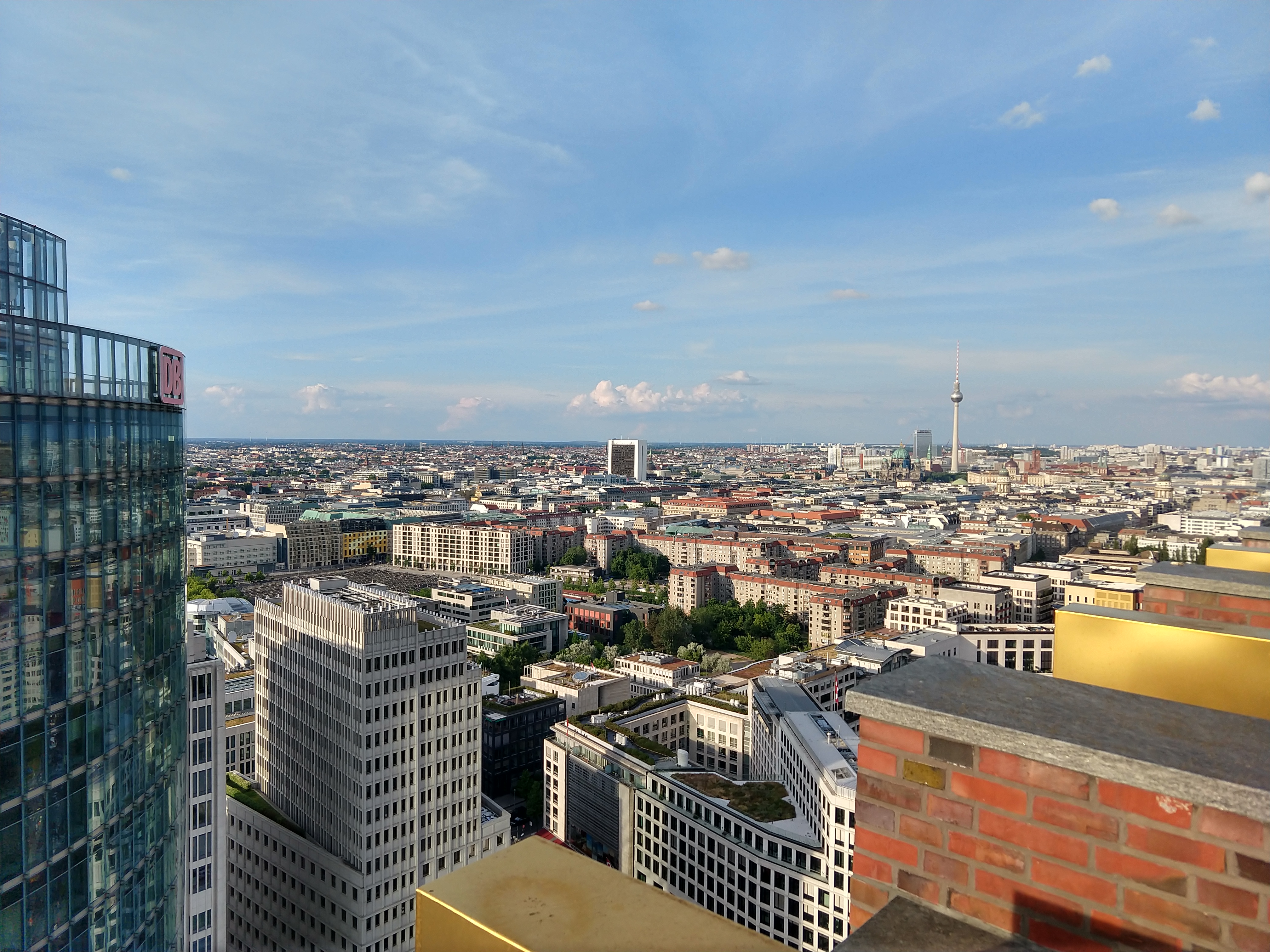 View from Panoramapunkt Berlin